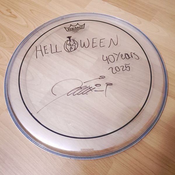Helloween 40 years drumhead